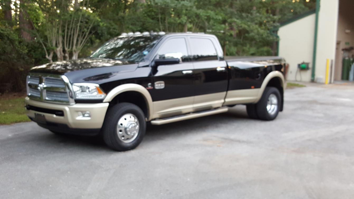 My truck cleaned and waxed. Always a Ford man. My first Mopar product. It has proved itself so far.