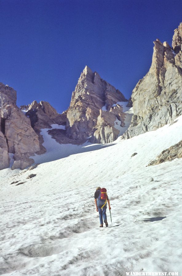 Nearing Matterhorn Peak on the Sawtooth Ridge