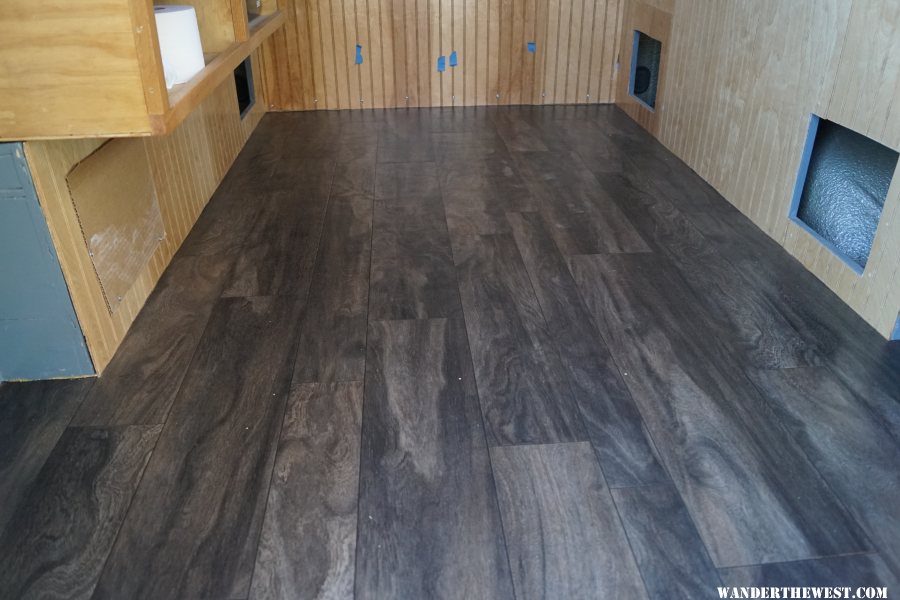 New vinyl flooring