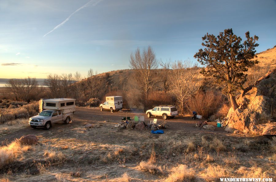 New Years 2012 Morning at Pike Creek Camp