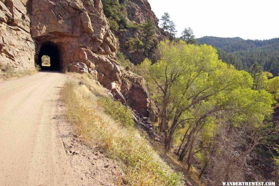 Old Railroad Tunnel on the Gold Belt Tour