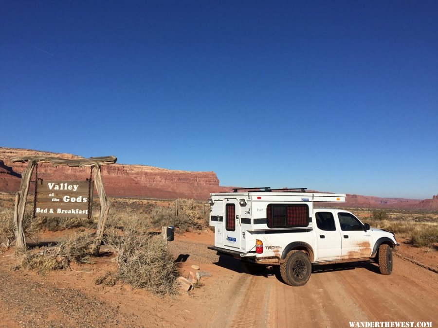 On the Valley of the Gods road near Bluff, UT.