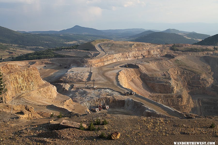 Open pit mine - Victor, Colorado