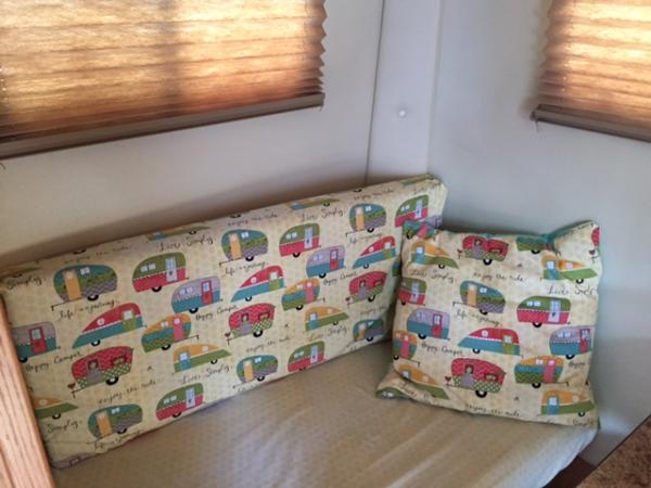 our homemade upholstery covers