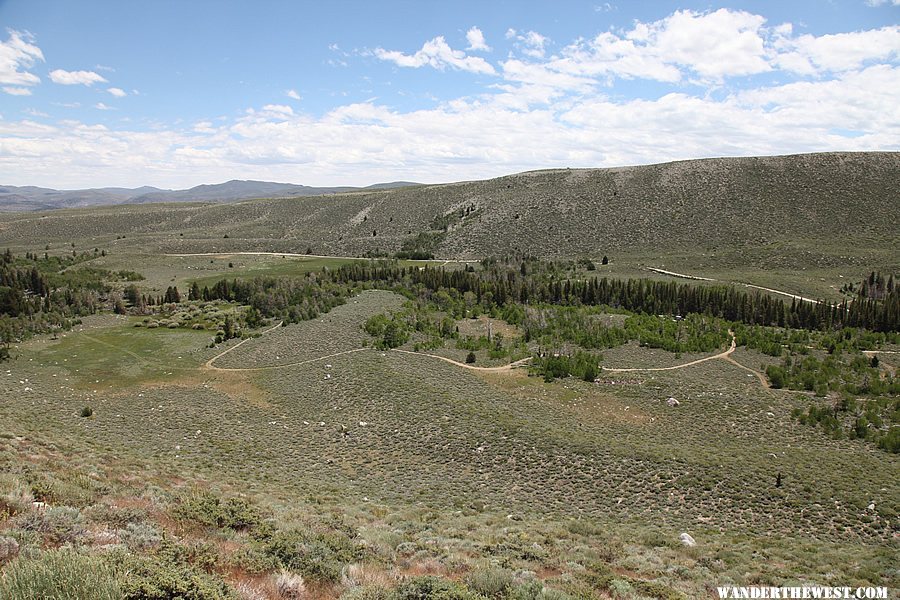 Overview of our camping area - Green Creek