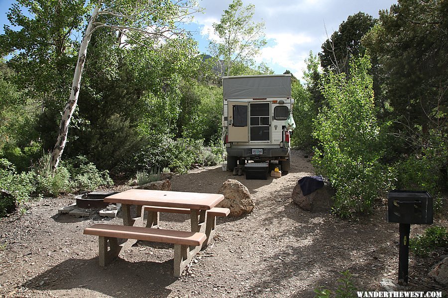 Pine Creek Campground - Nevada