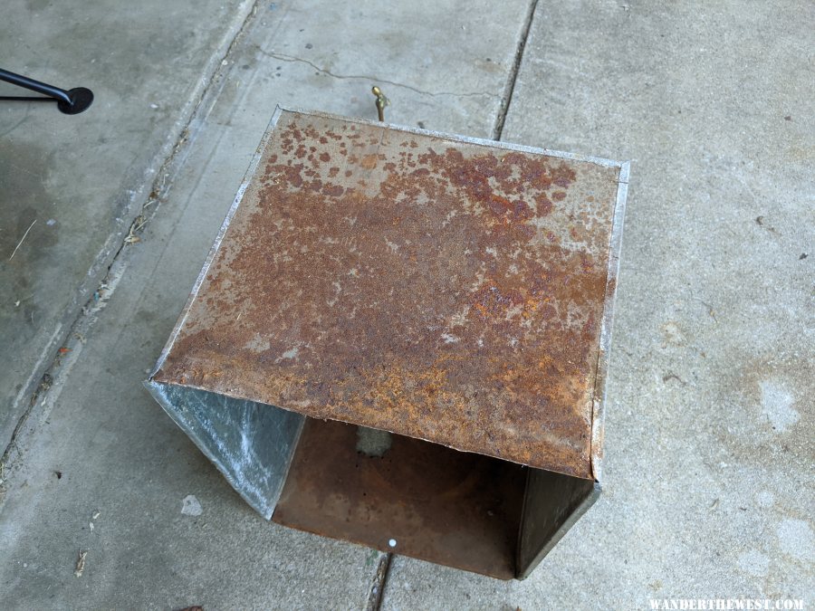 propane cubby rust