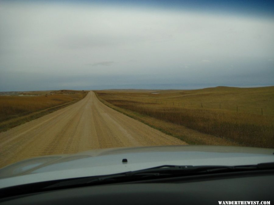 Rim Road near Sage Creek Basin Overlook