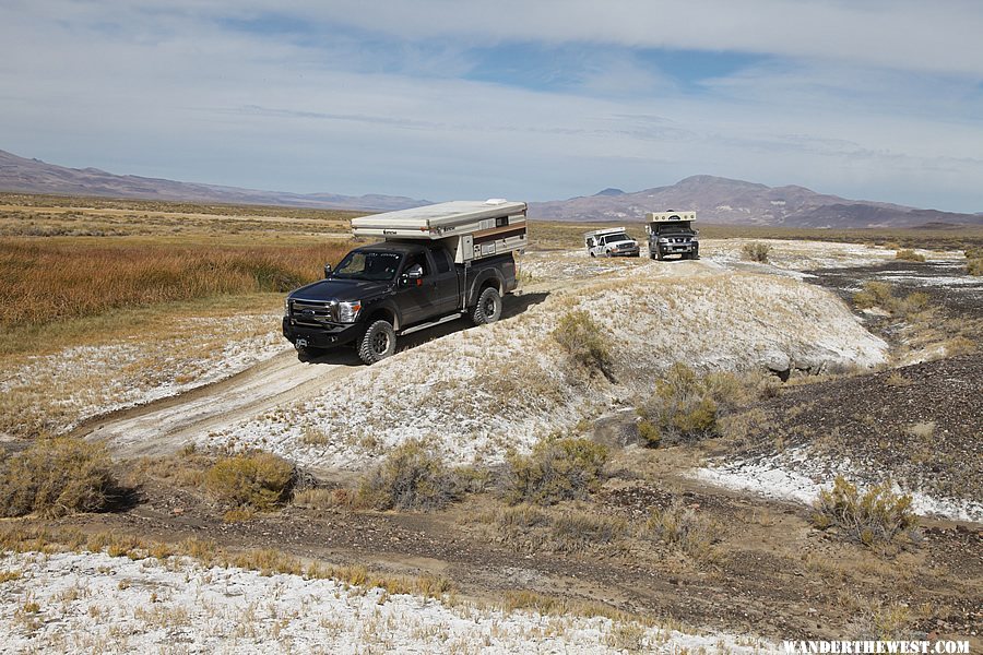 Road from Double Hot Springs to Black Rock Hot Springs