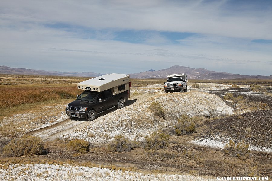 Road from Double Hot Springs to Black Rock Hot Springs