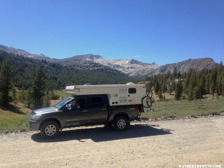 Road to Saddlebag Lake