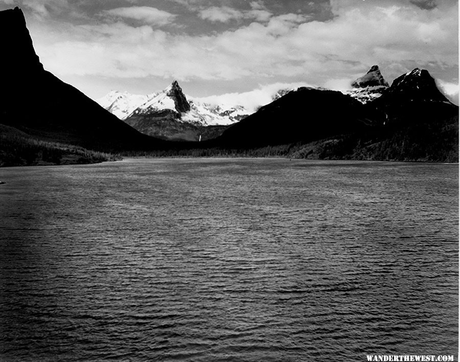 "Saint Mary's Lake, Glacier National Park" by Ansel Adams, ca. 1933-1942