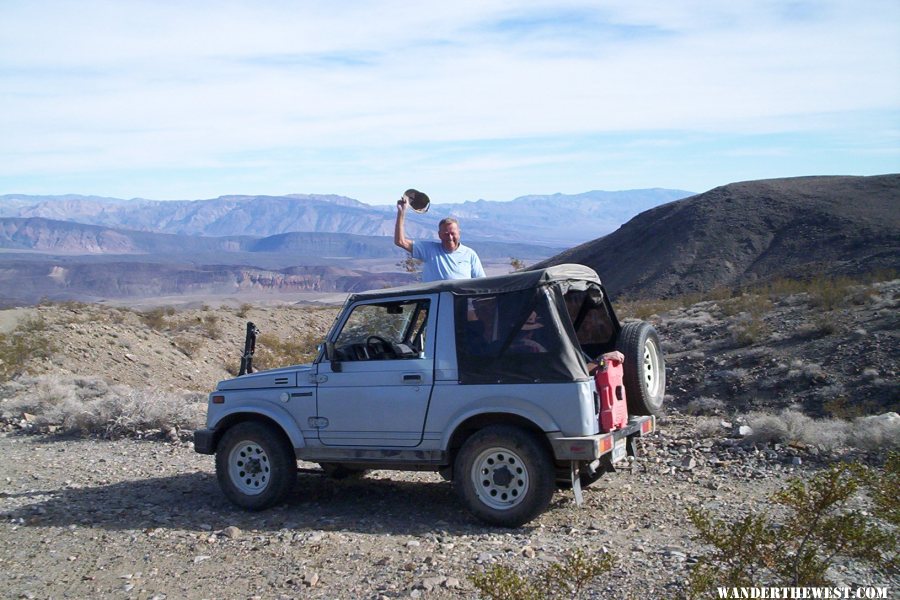 Sammy and Terry Inyo mountains background