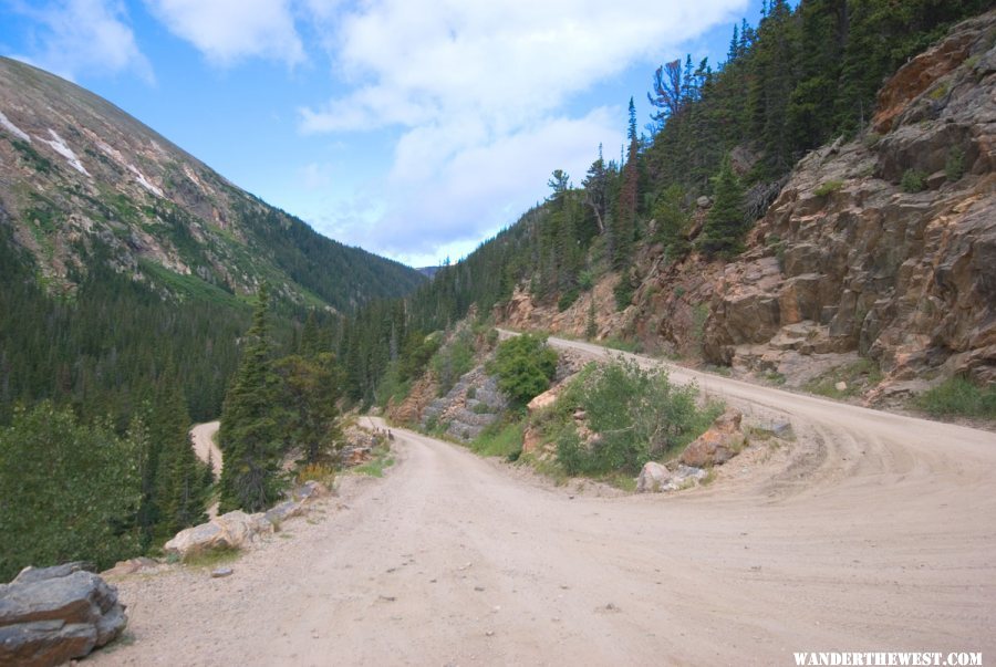 Sharp Turn on Fall River Road