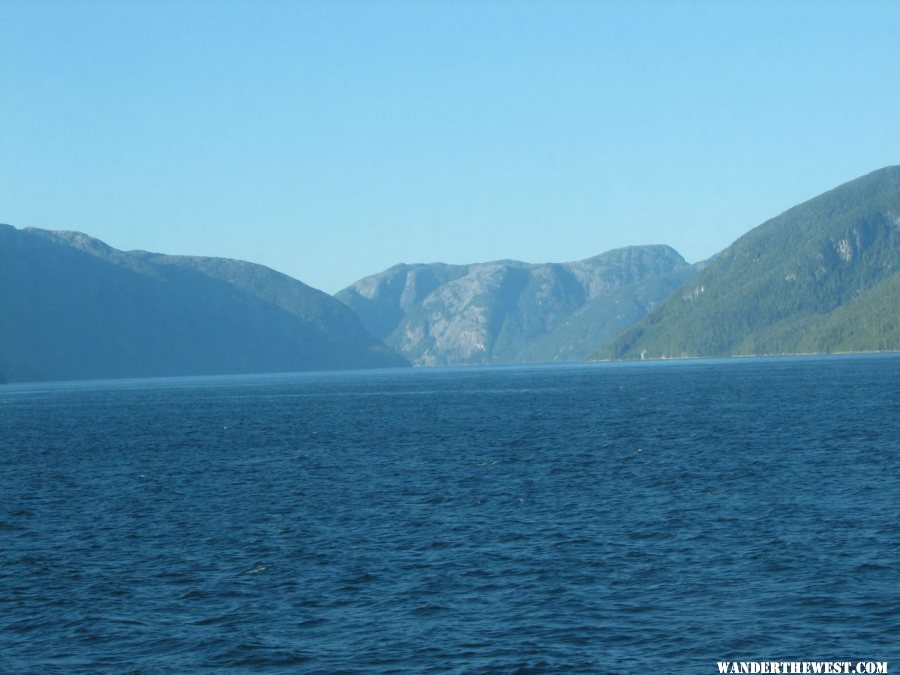 Side channel about 1/2 way to Prince Rupert