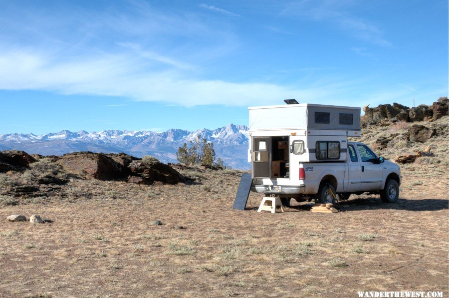 Sierra view from Radio peak Camp