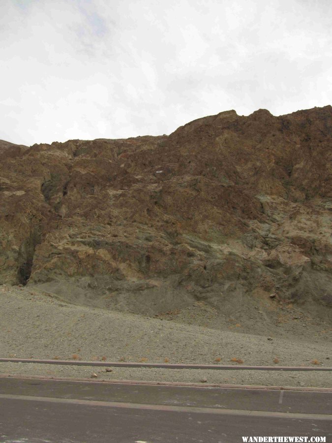 Sign 282 feet above us at Badwater