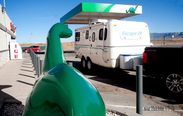 Sinclair gas station deep in Navajo country