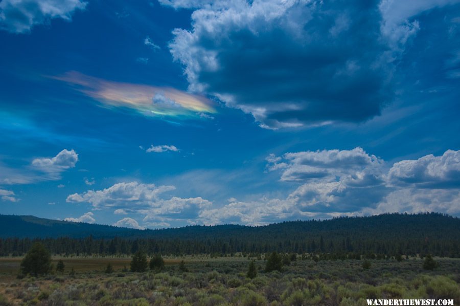 Sky above Eagle Lake