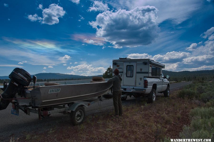 Sky above Eagle Lake