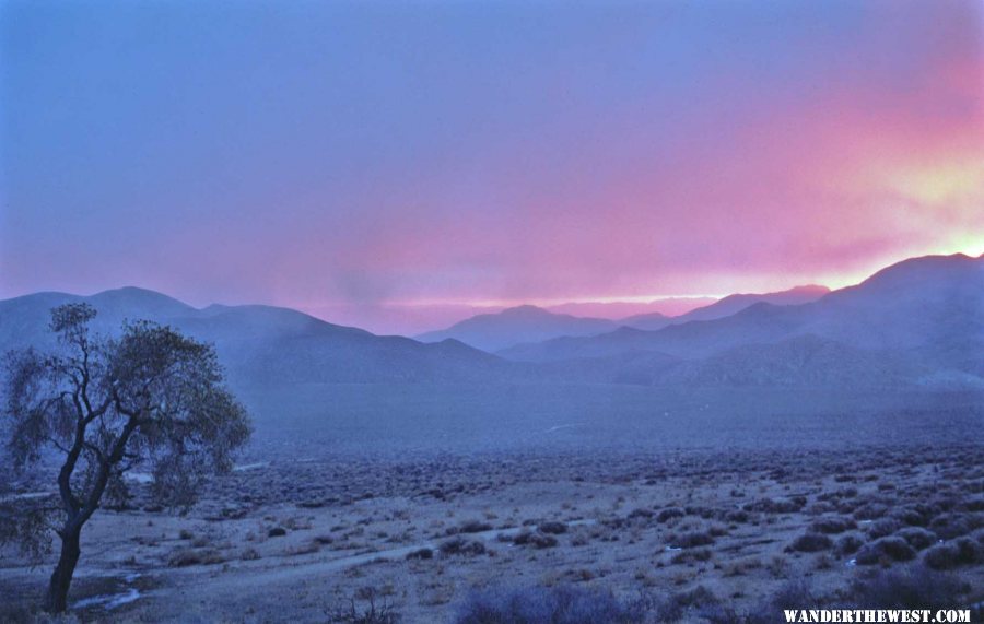 Snowy Sunrise at Anvil Springs