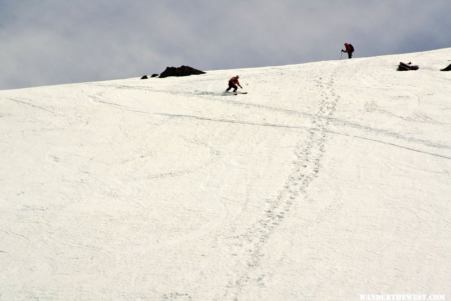 Starting Down From The Summit