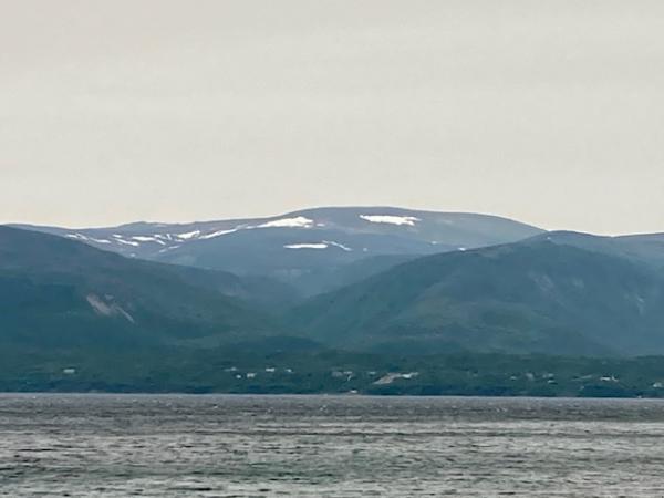 Still snow at higher elevations