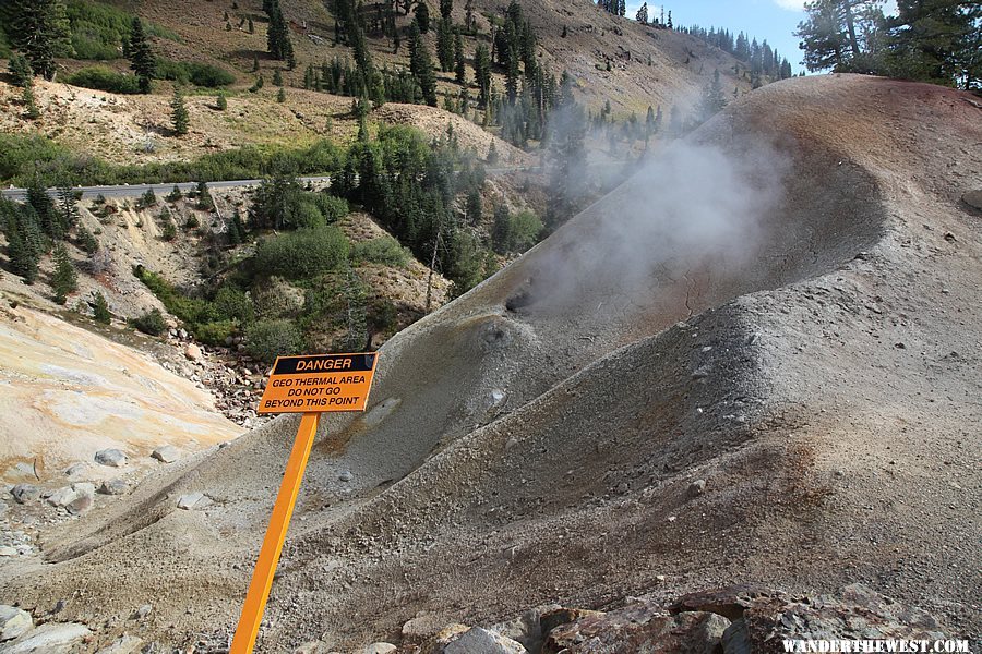 Sulphur Works - Lassen Volcanic National Park