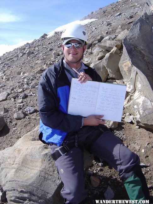 Summit register 14,411'