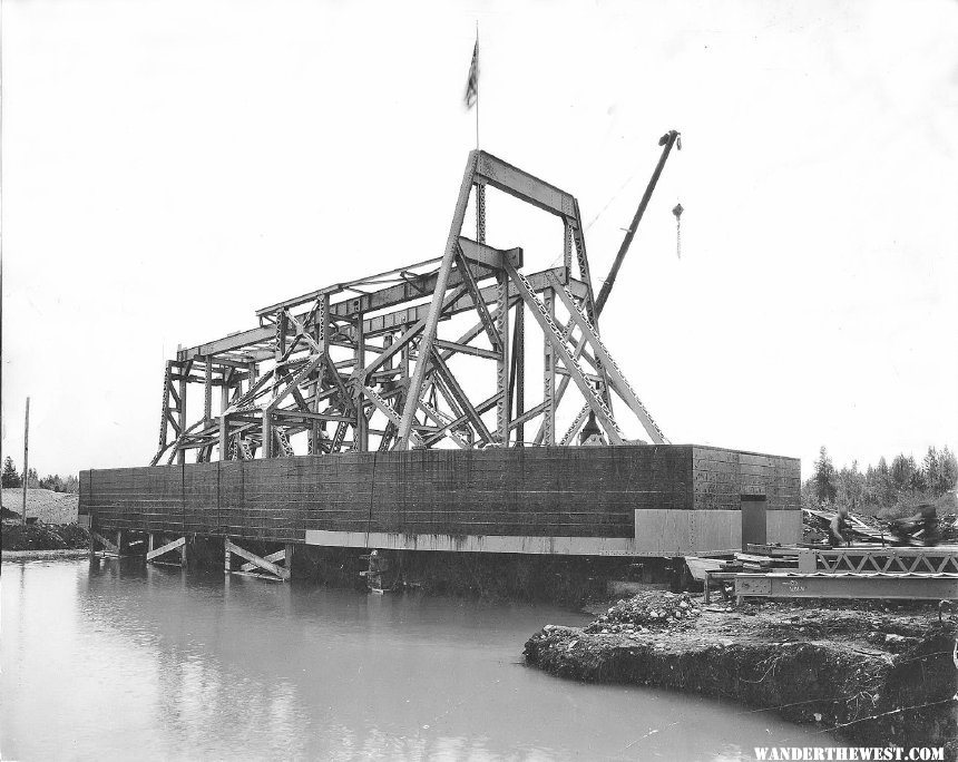 Sumpter Gold Dredge #3 Under Construction