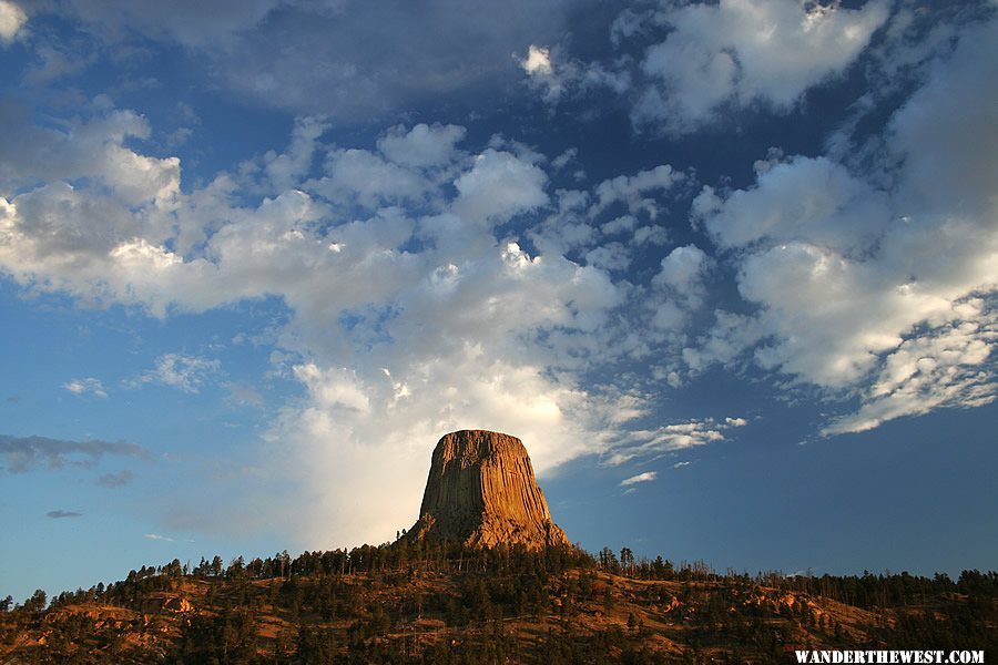 Sunrise at Devils Tower