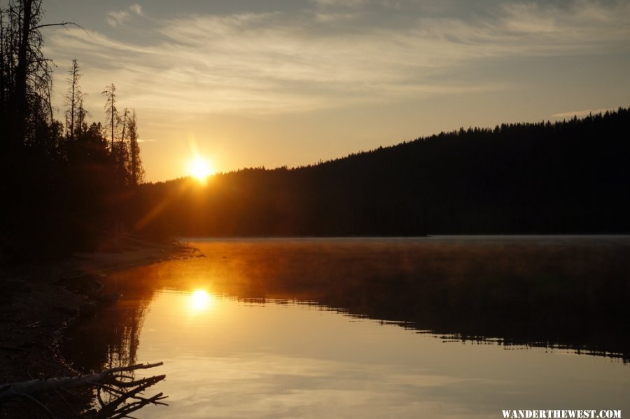 Sunrise at Stanley Lake