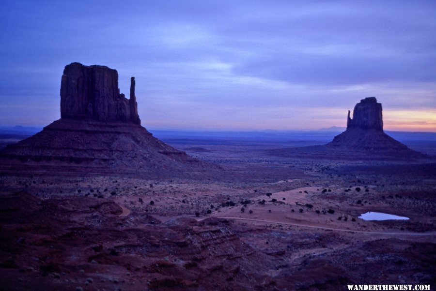 Sunset in Monument Valley