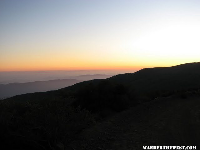 Sunset over the Channel Islands