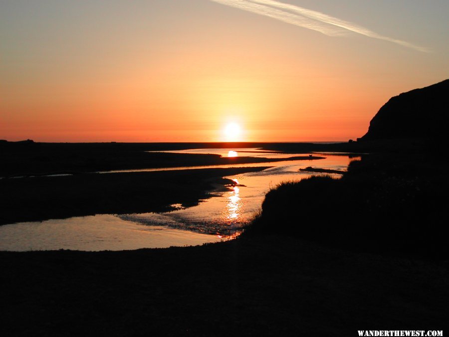 Sunset, Usal Beach