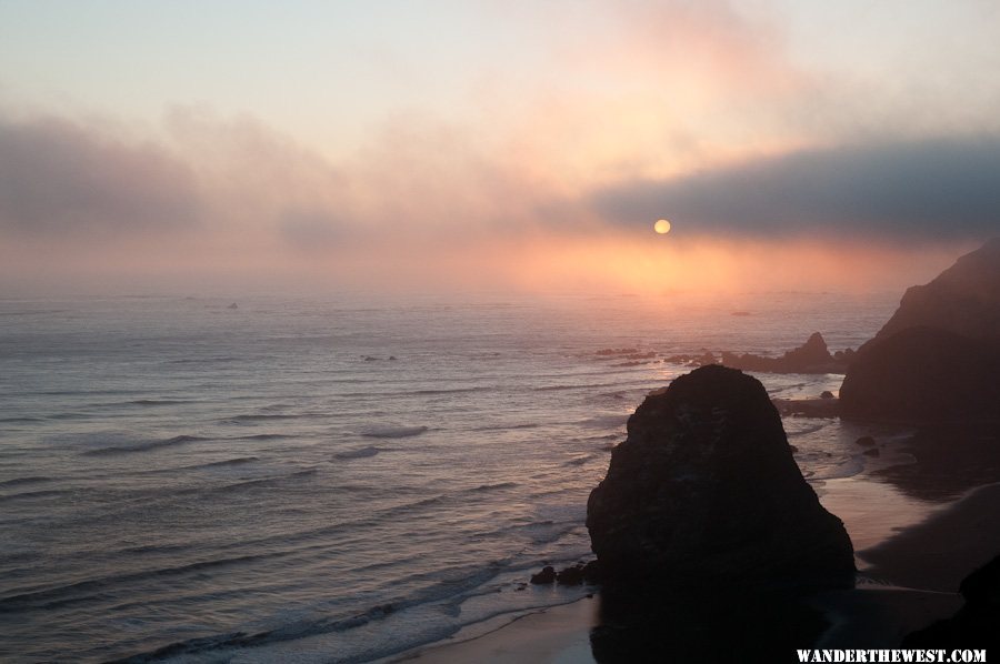 Sunset with Fog