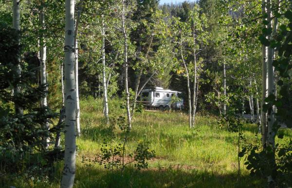 Te-ah campground in the Dixie National Forest, Utah