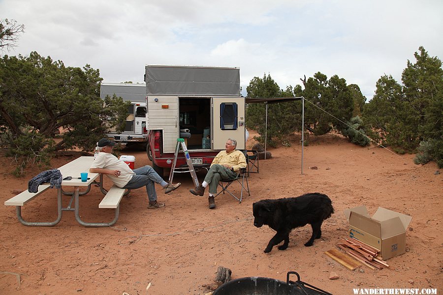 The Boys. Cedar Mesa Campground