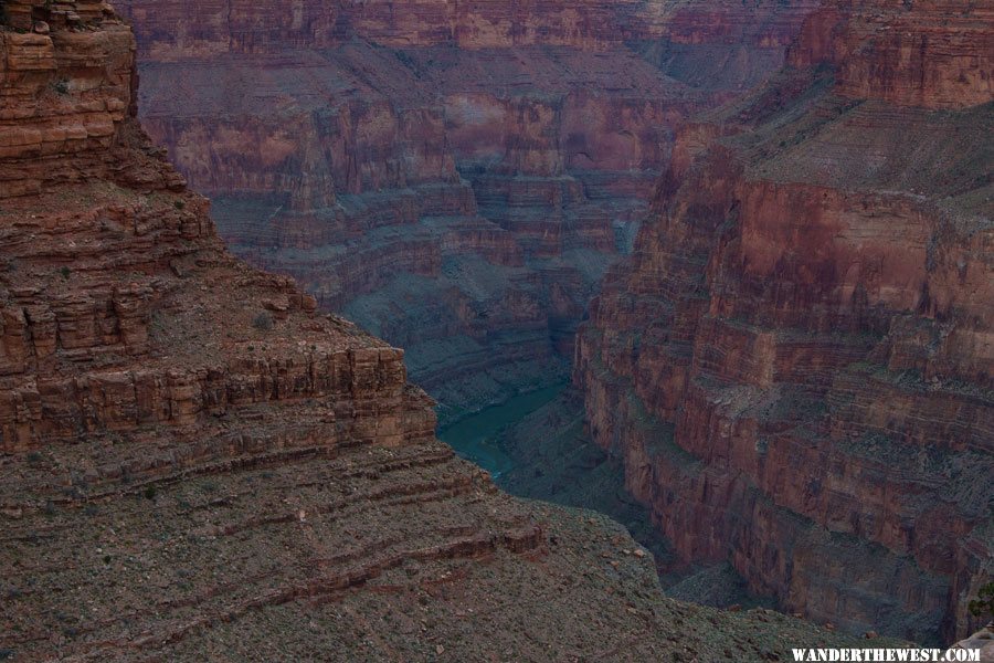 The Colorado River from Tuweep Point