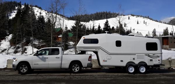 The high lift axle gives us 9 inches of clearance above the bed rails.