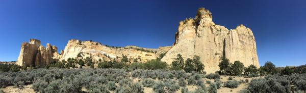 The Rock Buttes of Grosvenor Arch, just east of Kodachrome Basin SP, UT