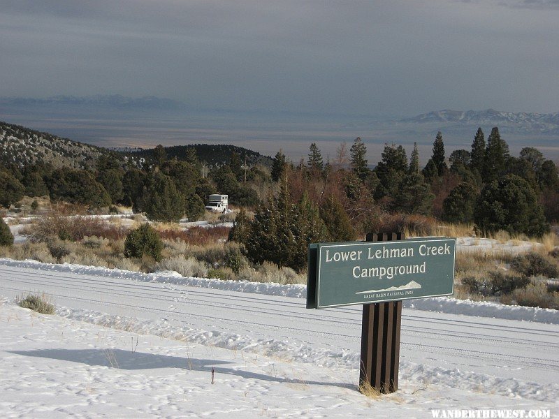 The view east -- Utah in the distance.