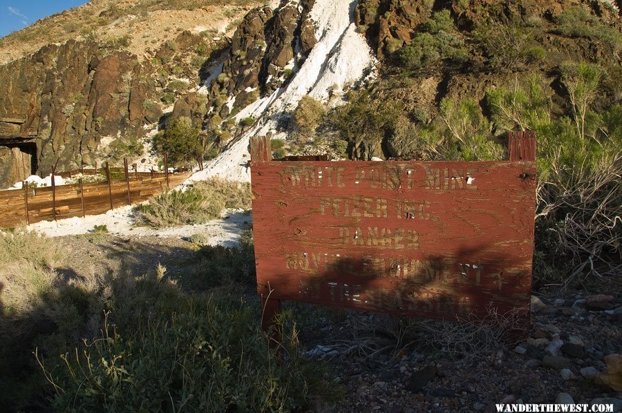 The White Point Talc Mine at Warm Springs