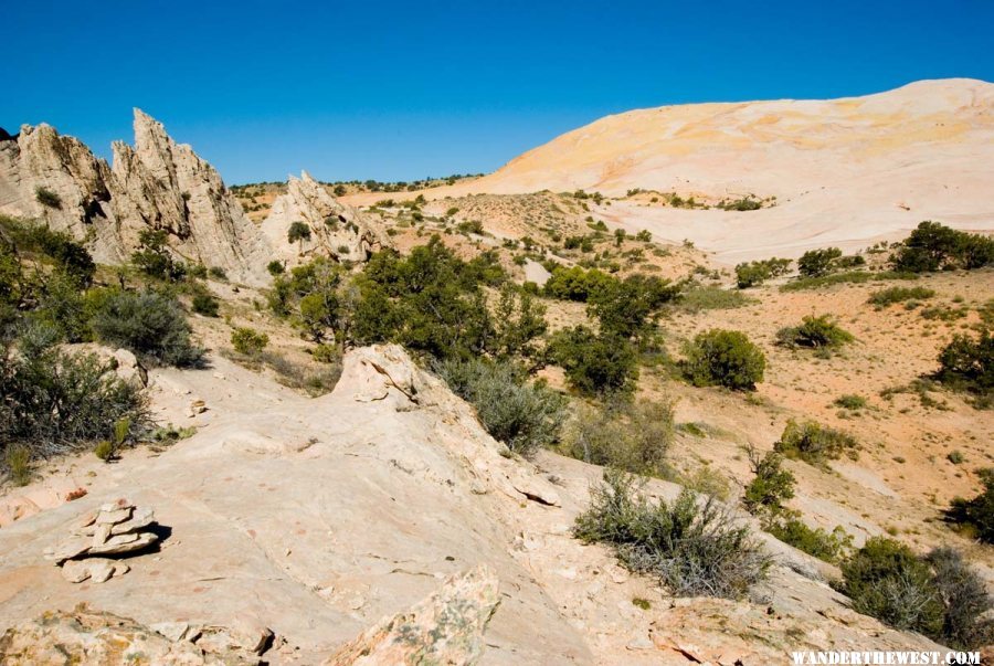 The Yellow Rock above Hackberry Cyn