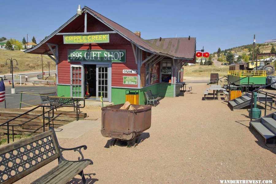 Today's Train Station in Cripple Creek