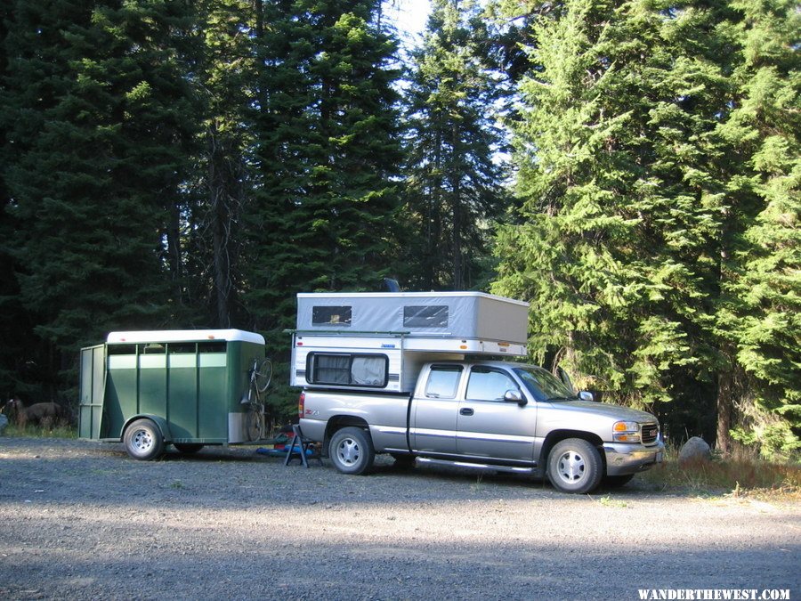 Trail head camping