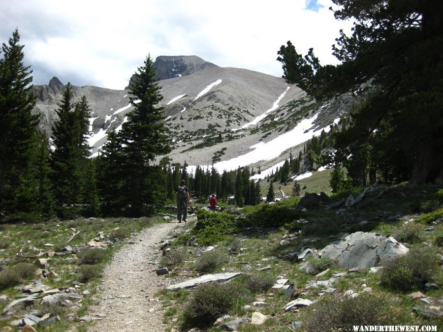 Trail to Stella and Teresa Lakes -- Great Basin NP