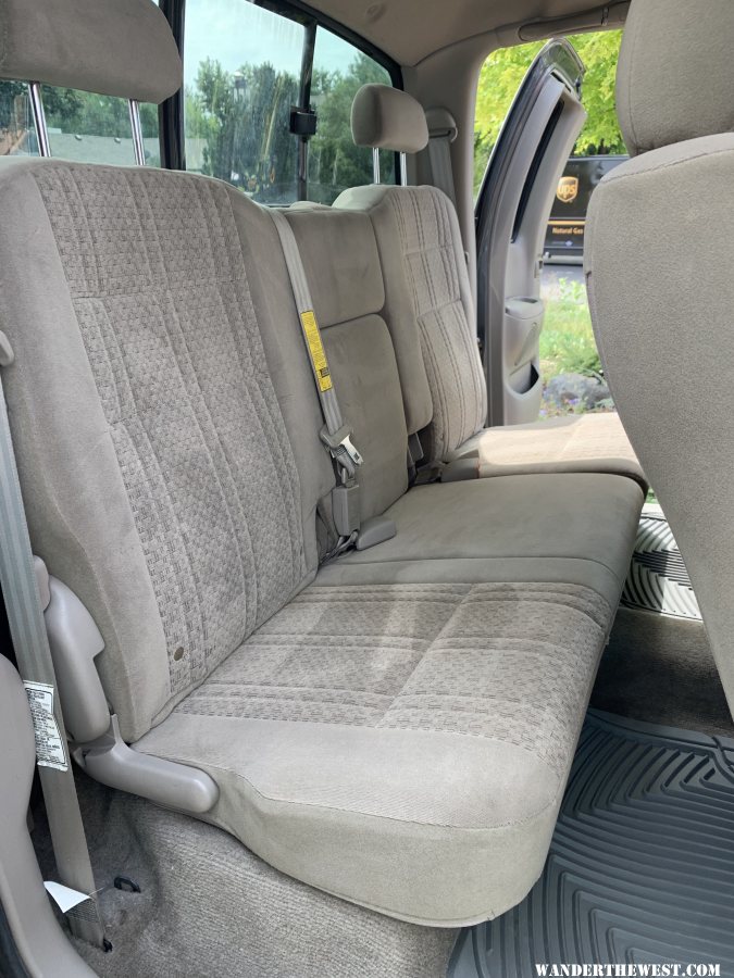 tundra rear seats