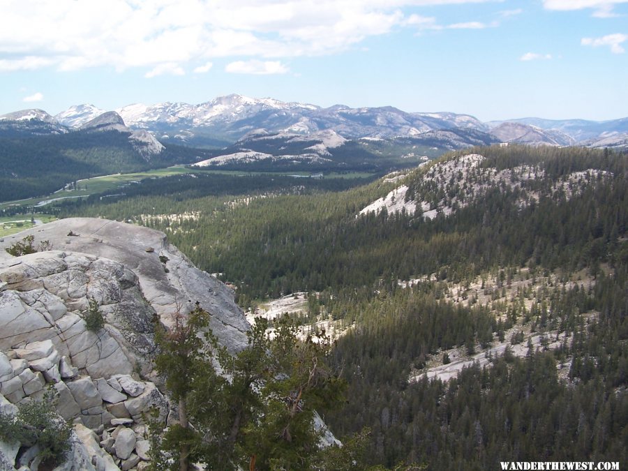 Tuolomne Meadows as seen from atop Lembert Dome