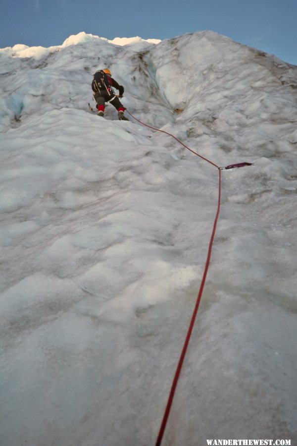 Up, up, always up--Mt St Helens